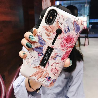 Floral Marble Ring Iphone Case Iphone Xs Max Case..